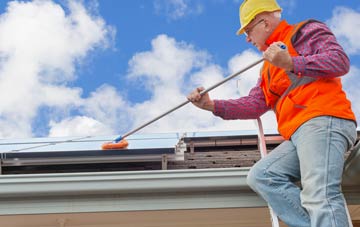 Shimpling soft wash roof cleaning