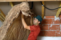Shimpling flat roofing insulation