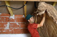 Shimpling tapered roof insulation